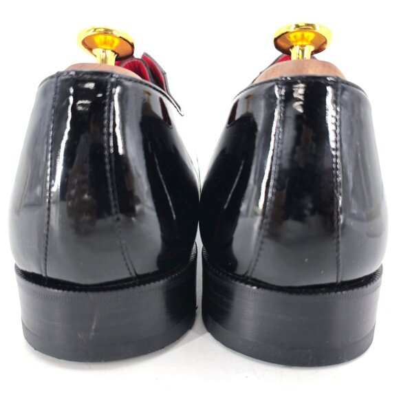 Bally Italy Black Patent Leather Formal Dress Shoes Men size 10 Cap-toe Oxfords main image 11